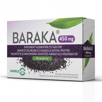 Baraka 450 mg x 24 capsule moi, Pharco