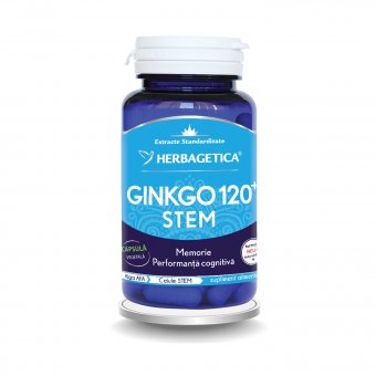 Pachet Ginkgo Stem 60 + 10 Cps Herbagetica