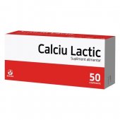 Calciu Lactic x 50 comprimate Biofarm
