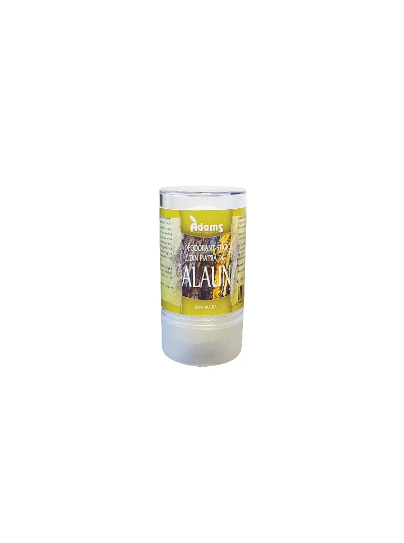 Deodorant stick din piatra de Alaun, 120gr, Adams Vision