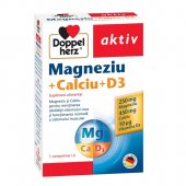 DOPPEL MAGNEZIU + CALCIU + D3 *30TB