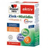  Doppelherz - Zinc + Histidina + Vitamina C Depot 30tb