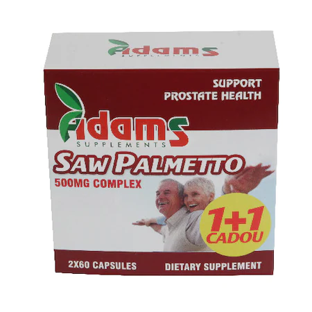 SAW PALMETTO X 60 CPS. 1+1 GRATIS   ADAMS